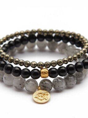 NWT Satya Women's Grounding Energy Bracelet Set